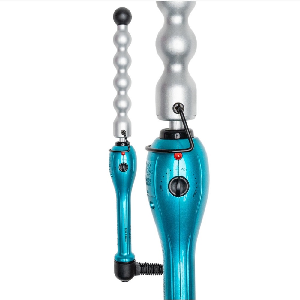 Bed Head Rock N Roller 2 in 1 Curling Wand Round Barrel for Tousled Waves